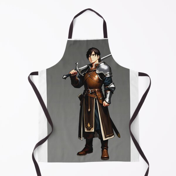 Item preview, Fantasy - Role-Playing Game Character, Medieval Hero in Leather Armor designed and sold by AnimeShin.