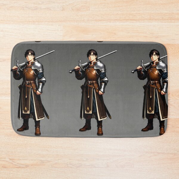 Item preview, Fantasy - Role-Playing Game Character, Medieval Hero in Leather Armor designed and sold by AnimeShin.