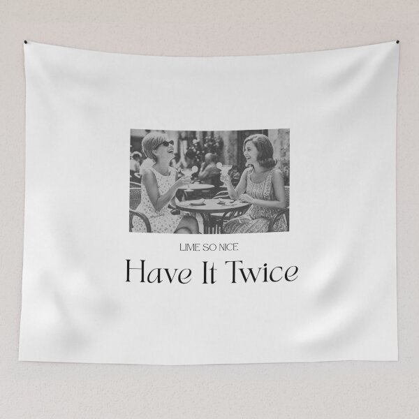Item preview, Lime So Nice Have It Twice | Funny Margarita Lover Shirt designed and sold by luckyhue.
