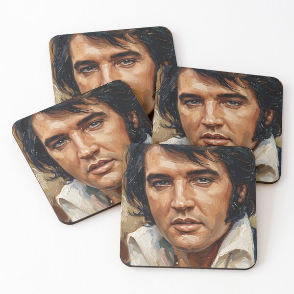 Item preview, Pintura al óleo de Elvis Presley designed and sold by maretsad.