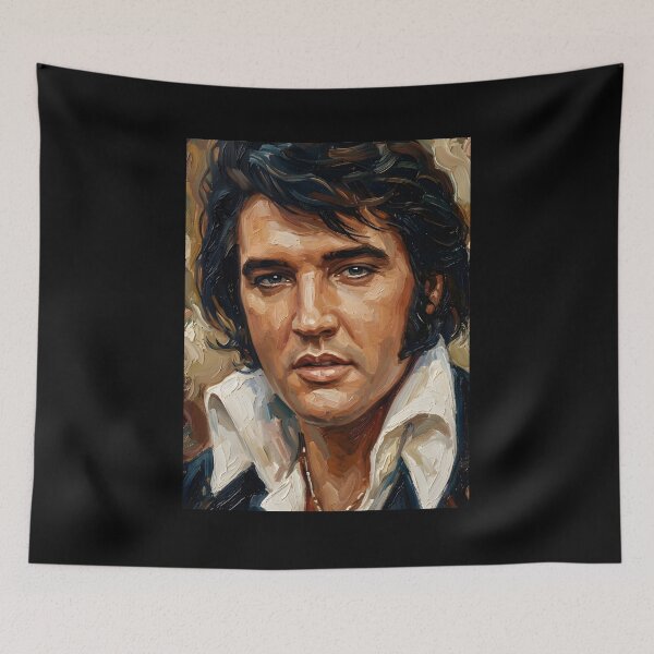 Item preview, Elvis Presley Oil Painting designed and sold by maretsad.