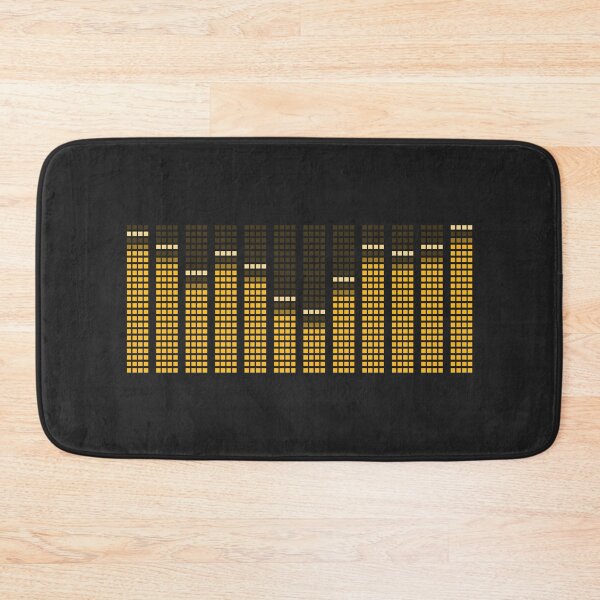 Item preview, Retro Audio Equalizer Golden Amber LED Sound Spectrum HiFi Art designed and sold by KiwiRider.