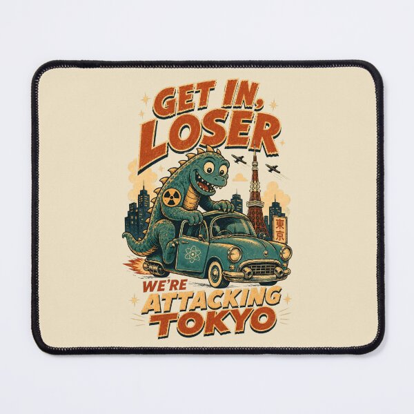 Item preview, Kaiju Monster Attacks Tokyo - Funny Vintage Graphic designed and sold by radiogalaxy.