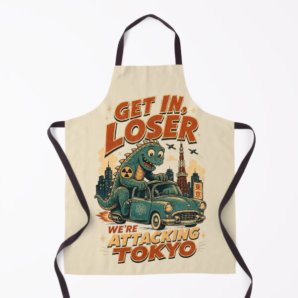 Item preview, Kaiju Monster Attacks Tokyo - Funny Vintage Graphic designed and sold by radiogalaxy.