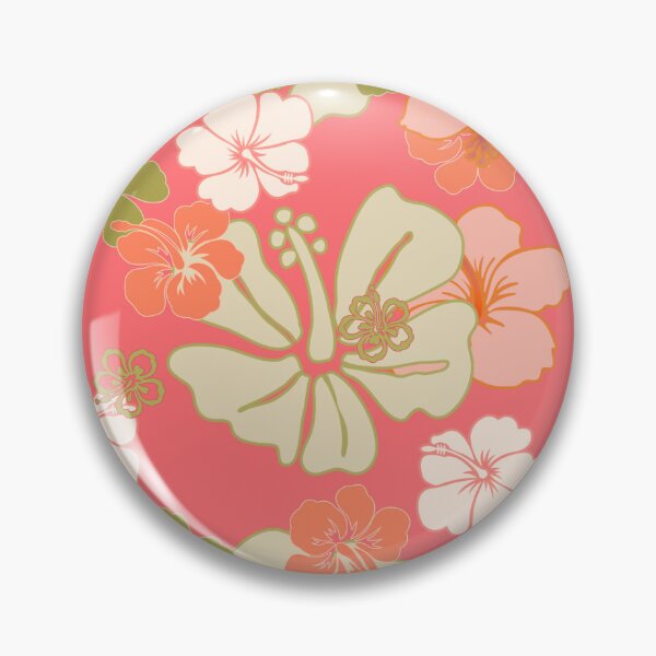 Item preview, Vintage Pua Aloalo - Green and Pink designed and sold by Hānau Hou.