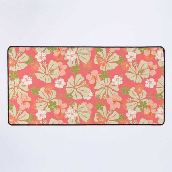 Item preview, Vintage Pua Aloalo - Green and Pink designed and sold by Hānau Hou.