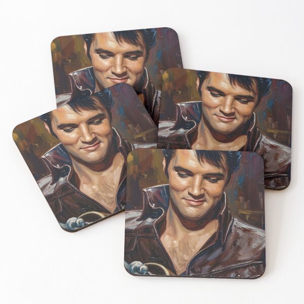 Item preview, Pintura al óleo de Elvis Presley designed and sold by maretsad.
