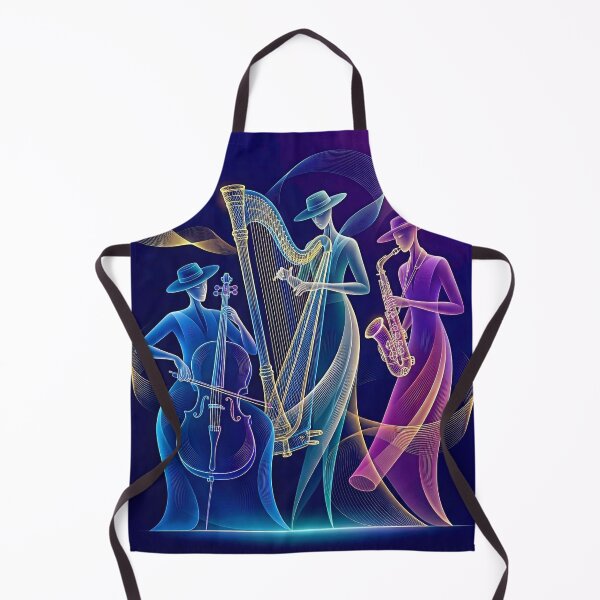 Item preview, Neon Trio Musical Performance Art designed and sold by CanvasRebel.