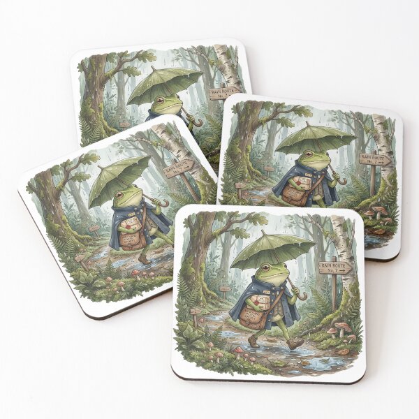 Item preview, Rain Route No. 7 Frog Postman designed and sold by Mosslume Studio.