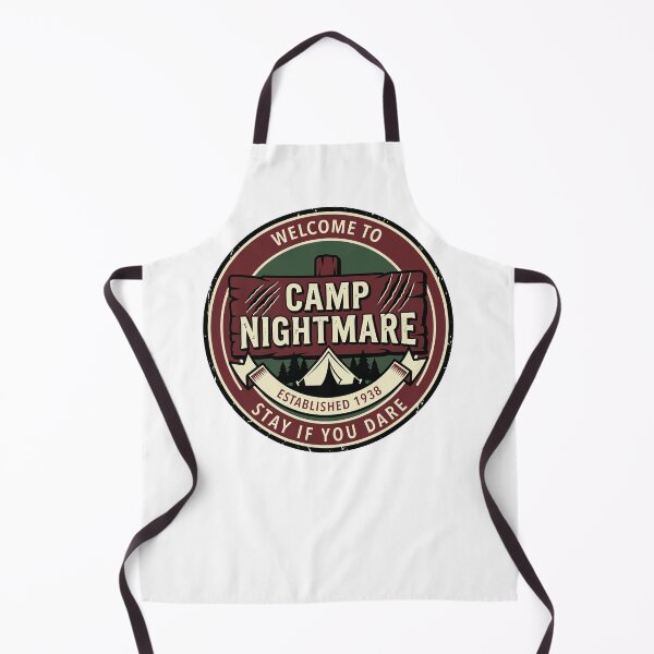 Item preview, Camp Nightmare Vintage Horror Camp Sign designed and sold by Weasel Graphix.
