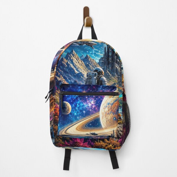 Item preview, Vibrant sci fi space adventure art designed and sold by urbanshop7.
