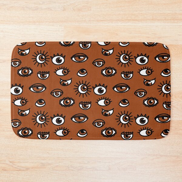 Item preview, Eyes Pattern - Brown Background designed and sold by Heather H Designs .