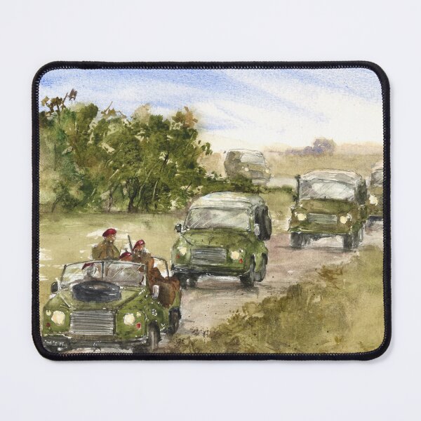 Item preview, British Parachute Regiment Military Convoy Art designed and sold by OnHeathAndMoor.