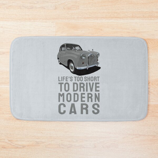 Item preview, Life's Too Short To Drive Modern Cars - Austin A35 in Cumulus Grey designed and sold by knappidesign.