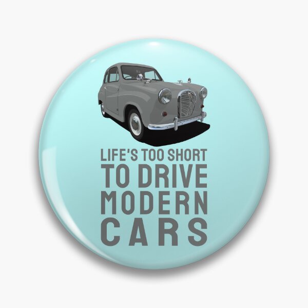 Item preview, Life's Too Short To Drive Modern Cars - Austin A35 in Cumulus Grey designed and sold by knappidesign.
