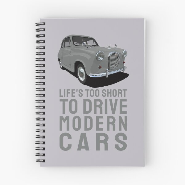 Item preview, Life's Too Short To Drive Modern Cars - Austin A35 in Cumulus Grey designed and sold by knappidesign.