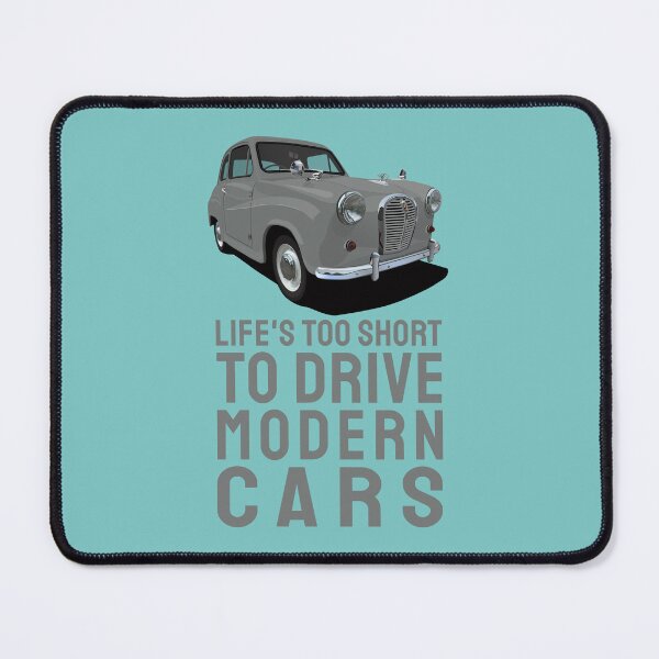Item preview, Life's Too Short To Drive Modern Cars - Austin A35 in Cumulus Grey designed and sold by knappidesign.
