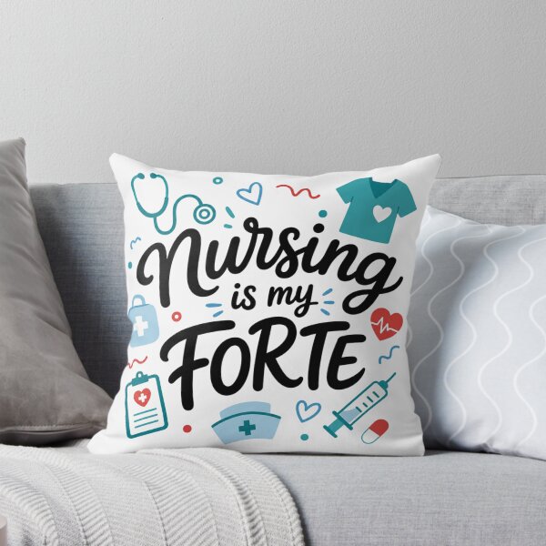 Item preview, Nursing Is My Forte Shirt Cute Nurse T-Shirt RN Gift Registered Nurse Tee Nursing Student Shirt Health Worker Gift designed and sold by Rosie's Wildflower Boutique.