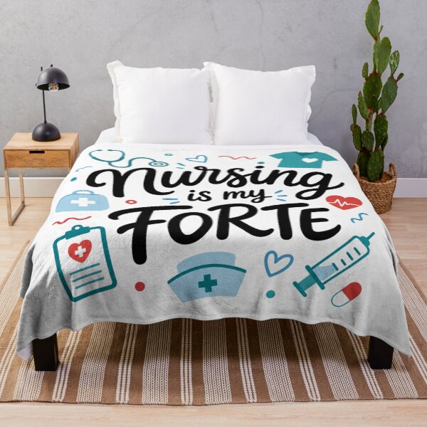 Item preview, Nursing Is My Forte Shirt Cute Nurse T-Shirt RN Gift Registered Nurse Tee Nursing Student Shirt Health Worker Gift designed and sold by Rosie's Wildflower Boutique.