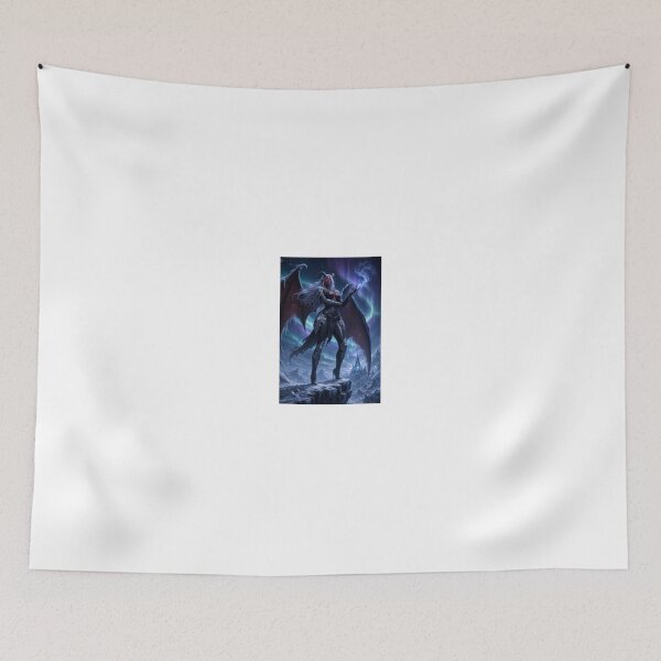 Item preview, Cool Demoness with Blue Magic in Night Sky designed and sold by CathryneDelamort.