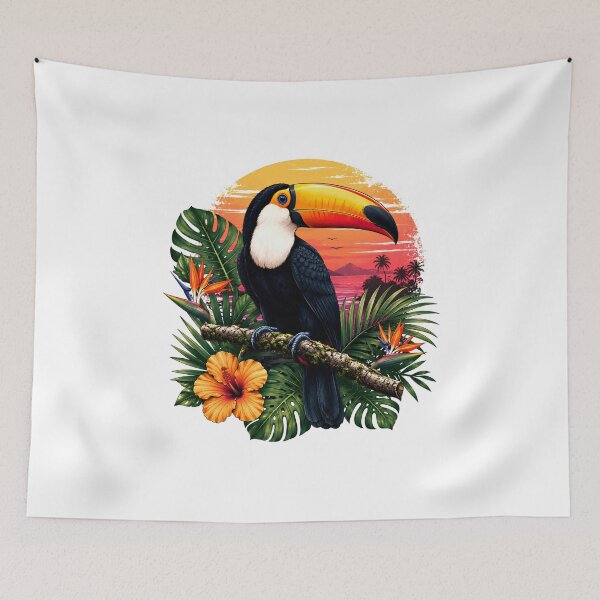 Item preview, Tropical Toucan – Vibrant Jungle Paradise designed and sold by PT PROJECT.
