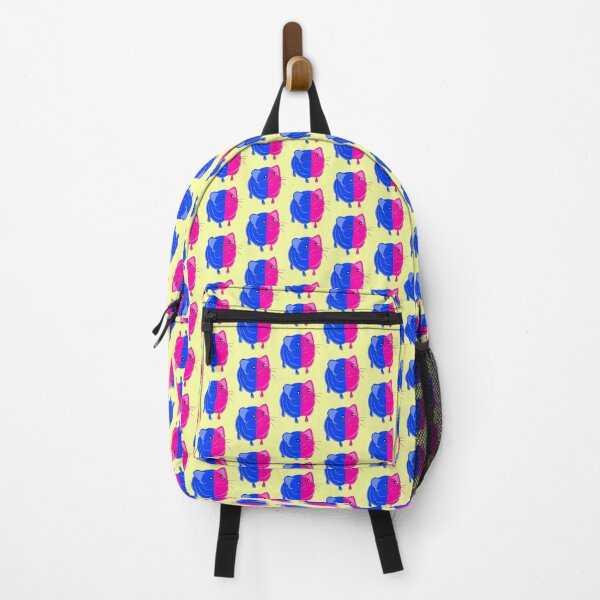Item preview, Elephant Shrew Splint Pink And Blue with yellow background designed and sold by missmann.