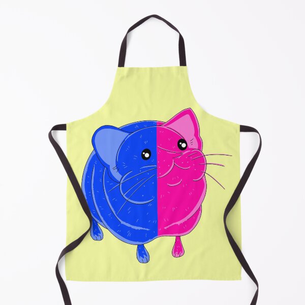 Item preview, Elephant Shrew Splint Pink And Blue with yellow background designed and sold by missmann.