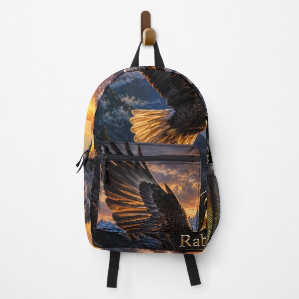 Item preview, Majestic Eagle Over Mountain Peaks designed and sold by RabeART.