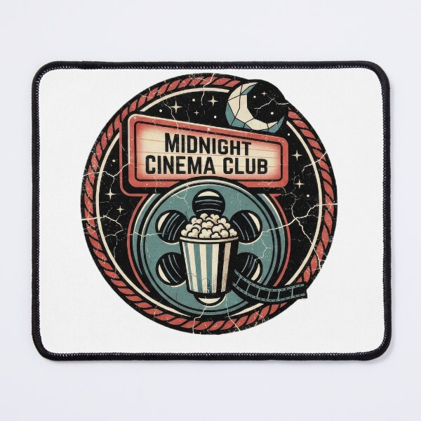 Item preview, Midnight cinema club Retro Vintage Minimalist Graphic designed and sold by Probably Fine Design.