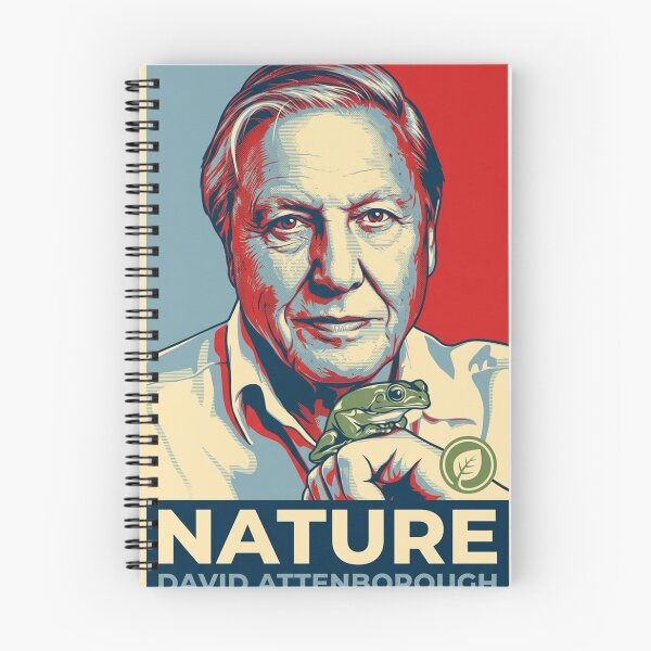 Item preview, David Attenborough Original Custom Vintage Movie Poster Wall Painting Art designed and sold by Cool Robot Bro..