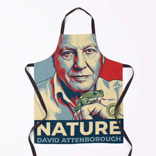 Item preview, David Attenborough Original Custom Vintage Movie Poster Wall Painting Art designed and sold by Cool Robot Bro..