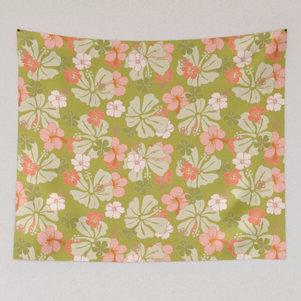 Item preview, Vintage Pua Aloalo - Green designed and sold by Hānau Hou.