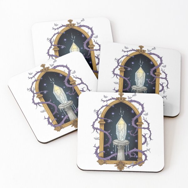 Item preview, Mystical Crystal in Gothic Arch Illustration designed and sold by jhgjykuo.