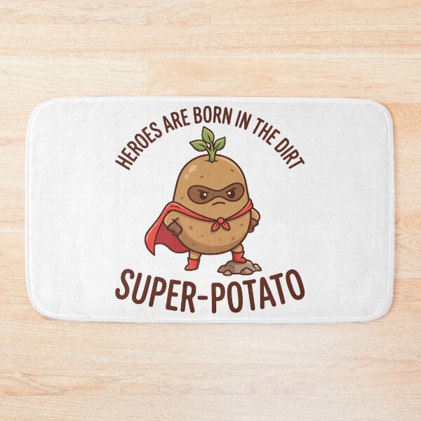 Item preview, Super Potato Heroes Are Born In The Dirt Funny Vegetable designed and sold by Amir Faysal.