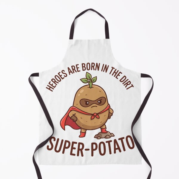 Item preview, Super Potato Heroes Are Born In The Dirt Funny Vegetable designed and sold by Amir Faysal.