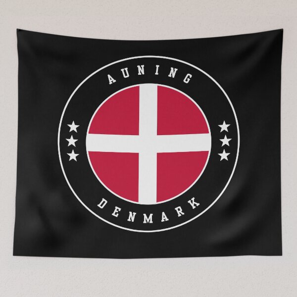 Item preview, Auning Denmark Coat of Arms - Danish Town Emblem designed and sold by jeshands.