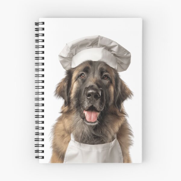 Item preview, Leonberger Chef Dog Funny Cooking Apron Hat Cute Pet Portrait designed and sold by LazyOwlStore.