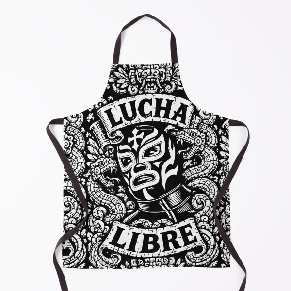 Item preview, Lucha Libre | Aztec Warrior Mask Tattoo Style Graphic Tee designed and sold by twosoulsinc.