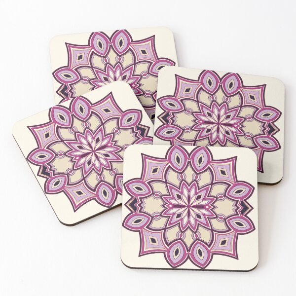 Item preview, Purple Mandala Flower designed and sold by Dancingrabbit Studio.