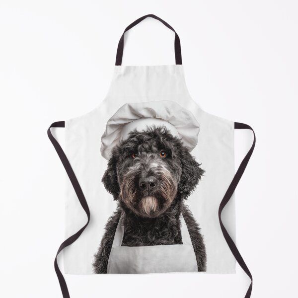 Item preview, Bouvier des Flandres Chef Dog Funny Cooking Apron Hat designed and sold by LazyOwlStore.