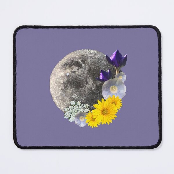 Item preview, Floral Moon, digital art collage designed and sold by GiSilver.
