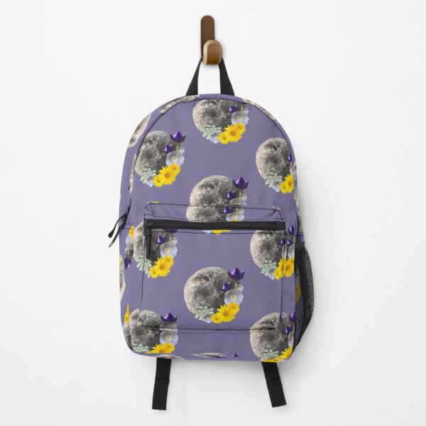 Item preview, Floral Moon, digital collage with painting and photos designed and sold by GiSilver.