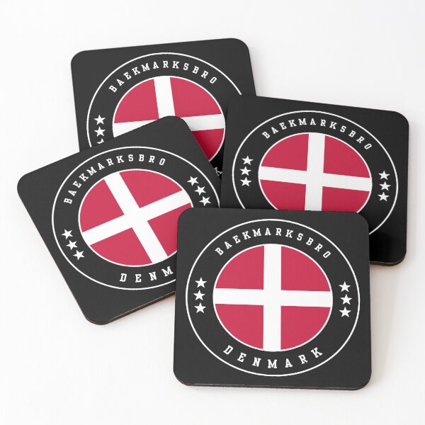 Item preview, Baekmarksbro Denmark Coat of Arms - Danish Village Emblem designed and sold by jeshands.