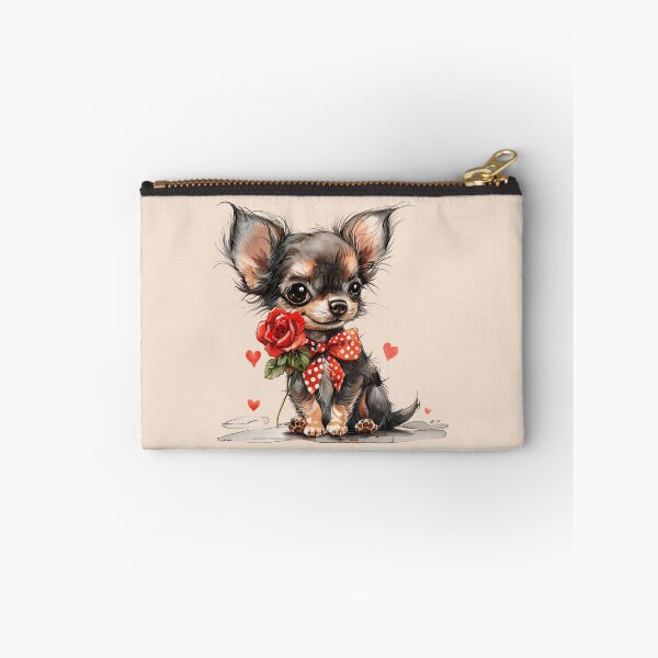Item preview, Sweet Chihuahua with Rose designed and sold by Erika Kaisersot.