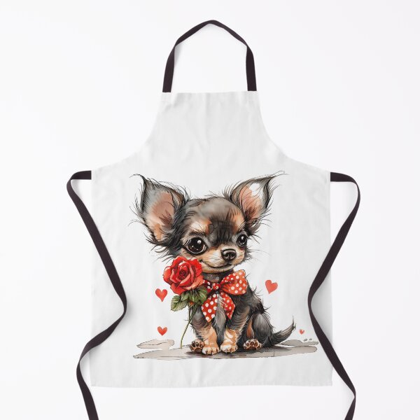 Item preview, Sweet Chihuahua with Rose designed and sold by Erika Kaisersot.
