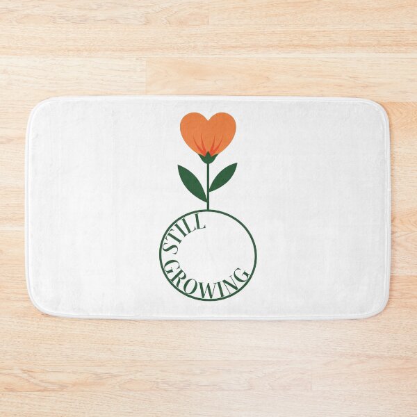 Item preview, Still Growing - Heart Flower Botanical Graphic Art designed and sold by Dzblack.
