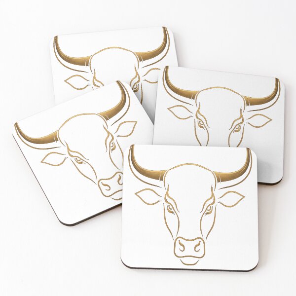 Item preview, Golden Bull Line Art designed and sold by PrintGo26.