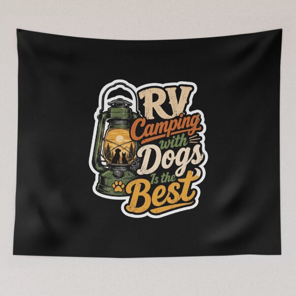 Item preview, RV Camping With Dogs Is the Best Outdoors Adventure designed and sold by ColeLaniTrading.