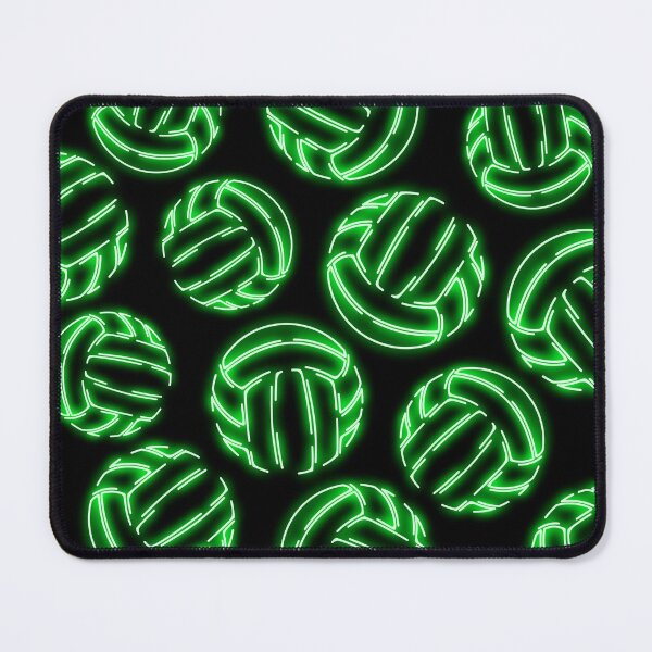 Item preview, Neon glow line art sketch volleyballs - green designed and sold by katzdzynes.