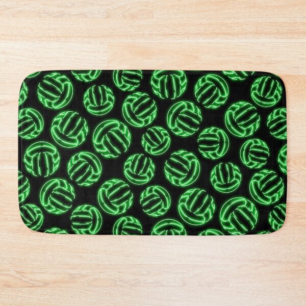 Item preview, Neon glow line art sketch volleyballs - green designed and sold by katzdzynes.